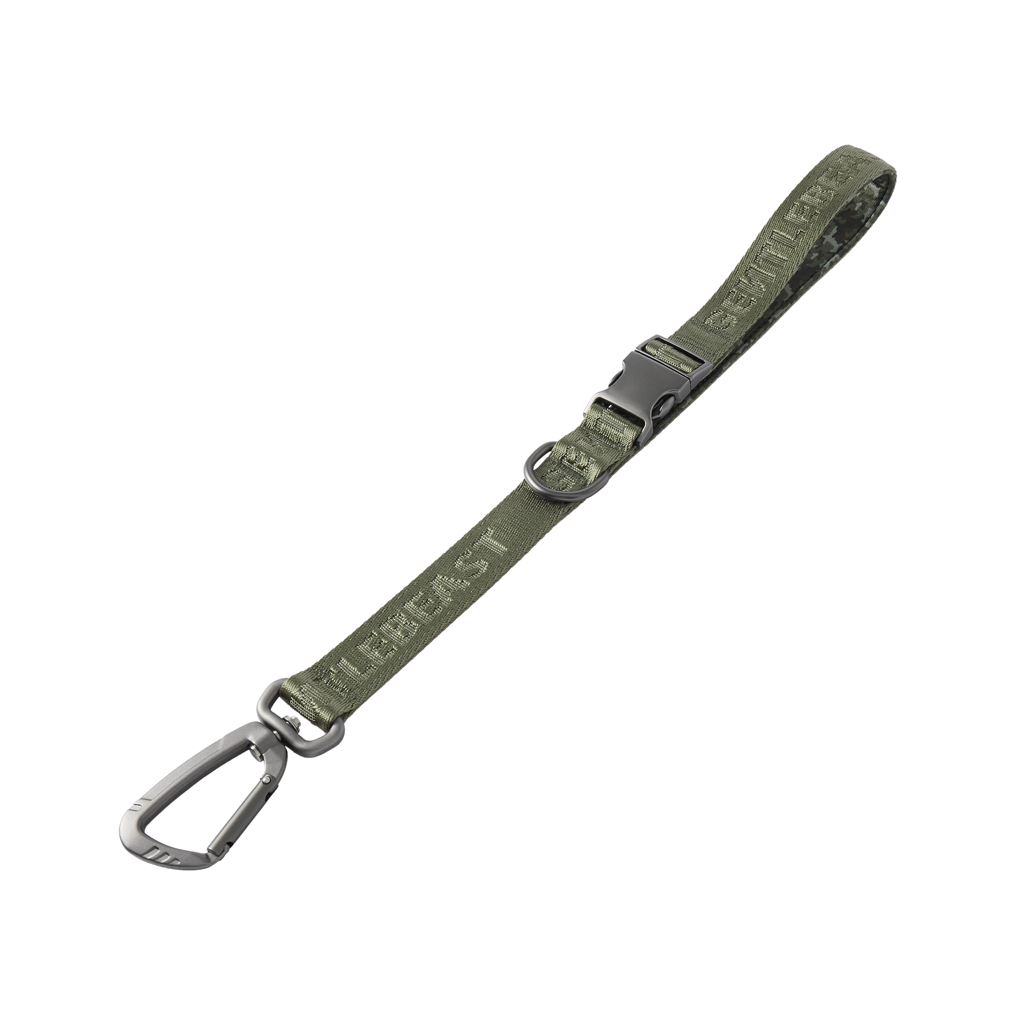 GENTLEBEAST green short leash for dogs, featuring durable material and a comfortable grip, perfect for walks.