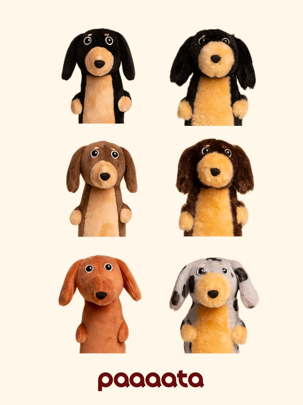 Hachshund Plush Keychain