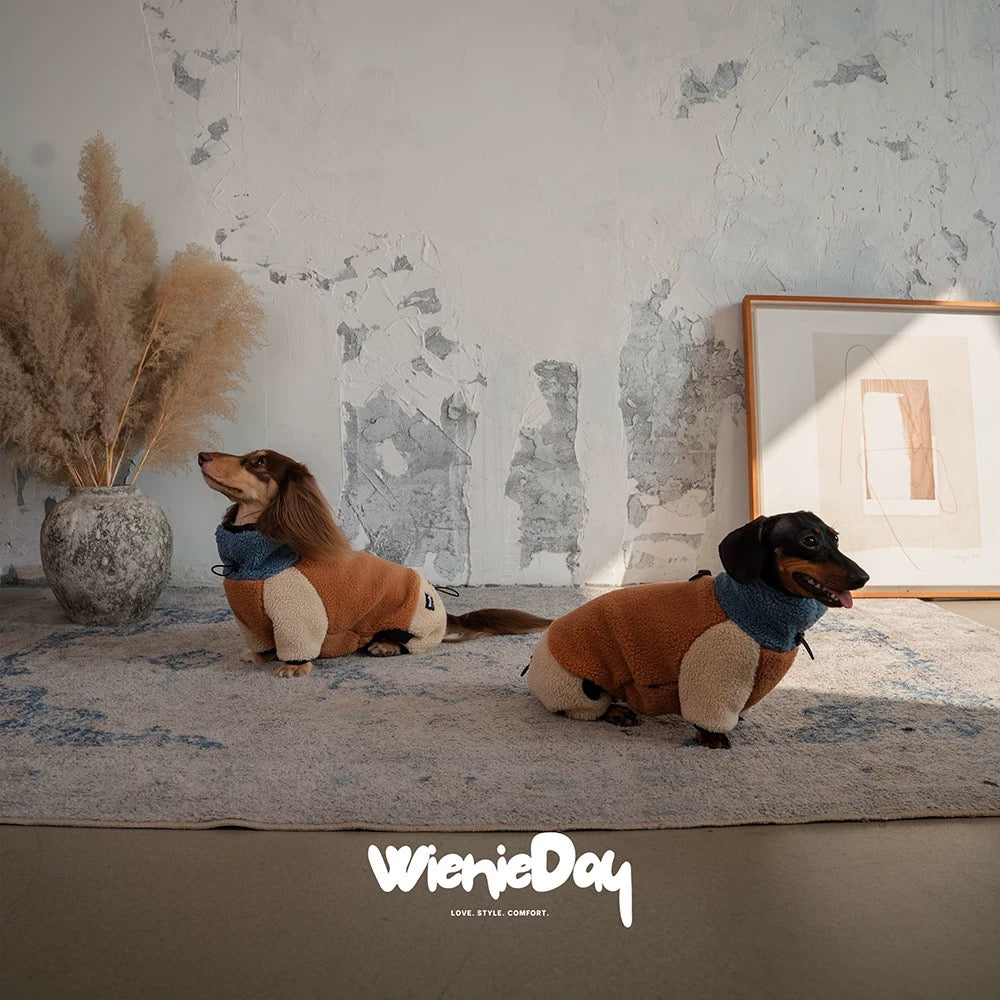 Dachshund Sherpa fleece Jacket