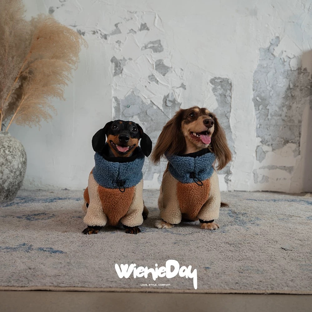 Dachshund Sherpa fleece Jacket