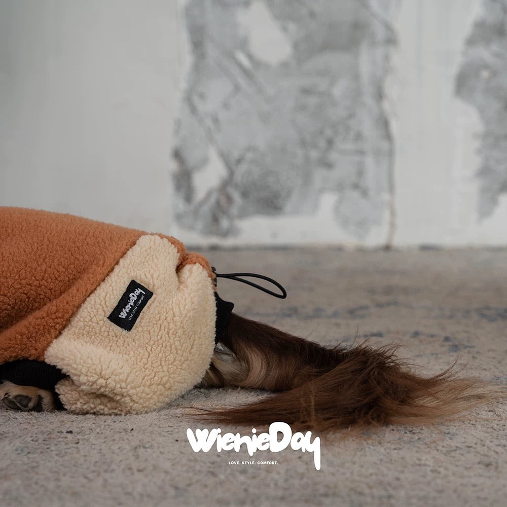 Dachshund Sherpa fleece Jacket