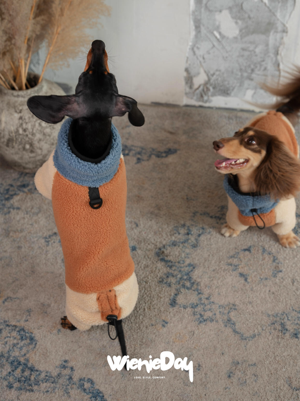 Dachshund Sherpa fleece Jacket
