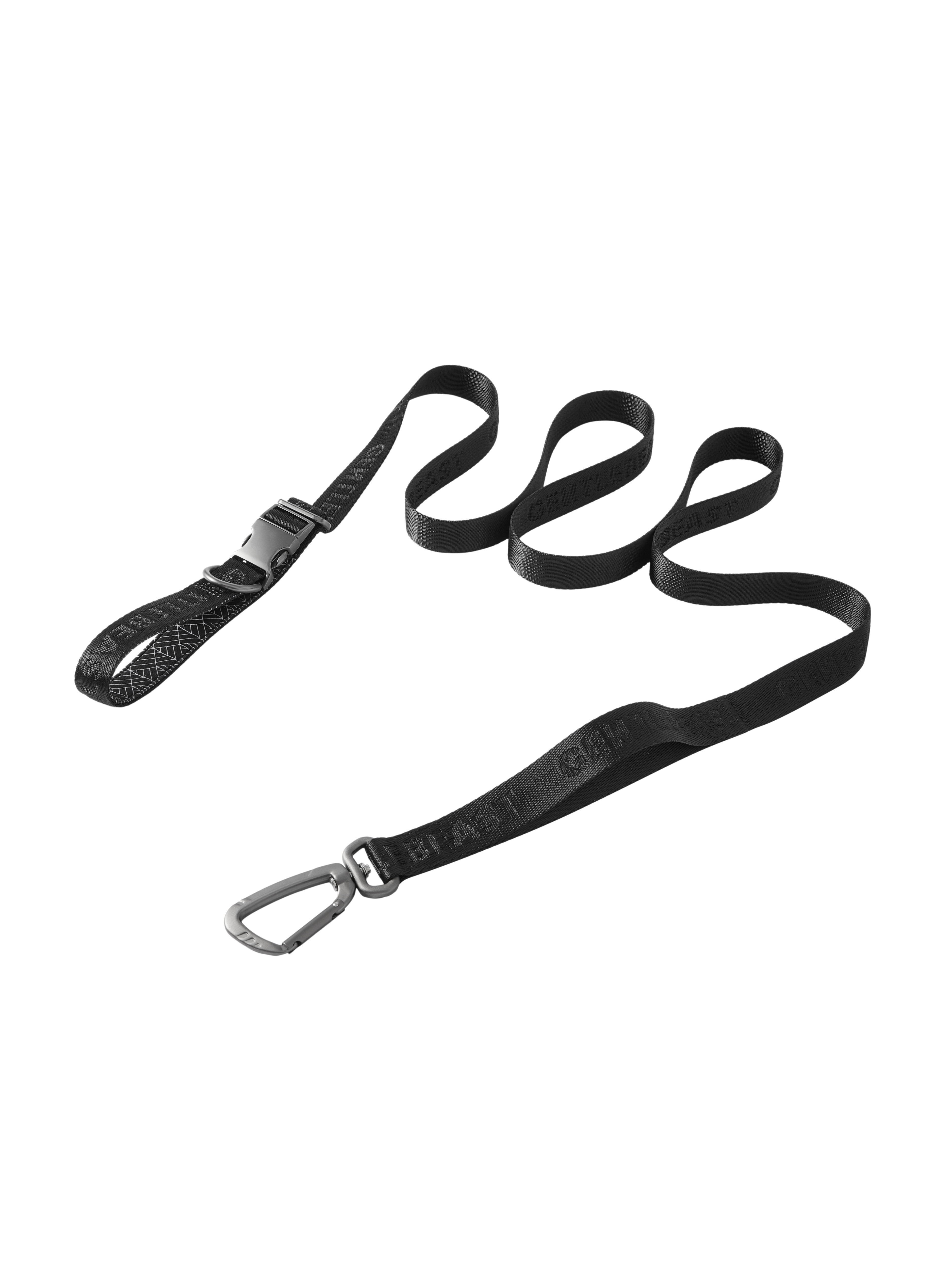 Hands-free dog leash by GENTLEBEAST, featuring adjustable straps and a comfortable design for walking dogs.
