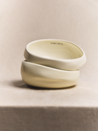 Ceramic pet bowl by KAMA MUTA, featuring a colorful design and smooth finish, perfect for cats and dogs.