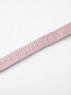 Pink short leash for dogs by GENTLEBEAST, featuring a sturdy clip and comfortable grip, ideal for walks and training.