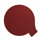 Red pet feeding mat with 'paaaata' branding on a white background