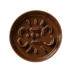 Round Slower feeder bowl Brown