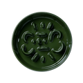 Round Slower feeder bowl Green