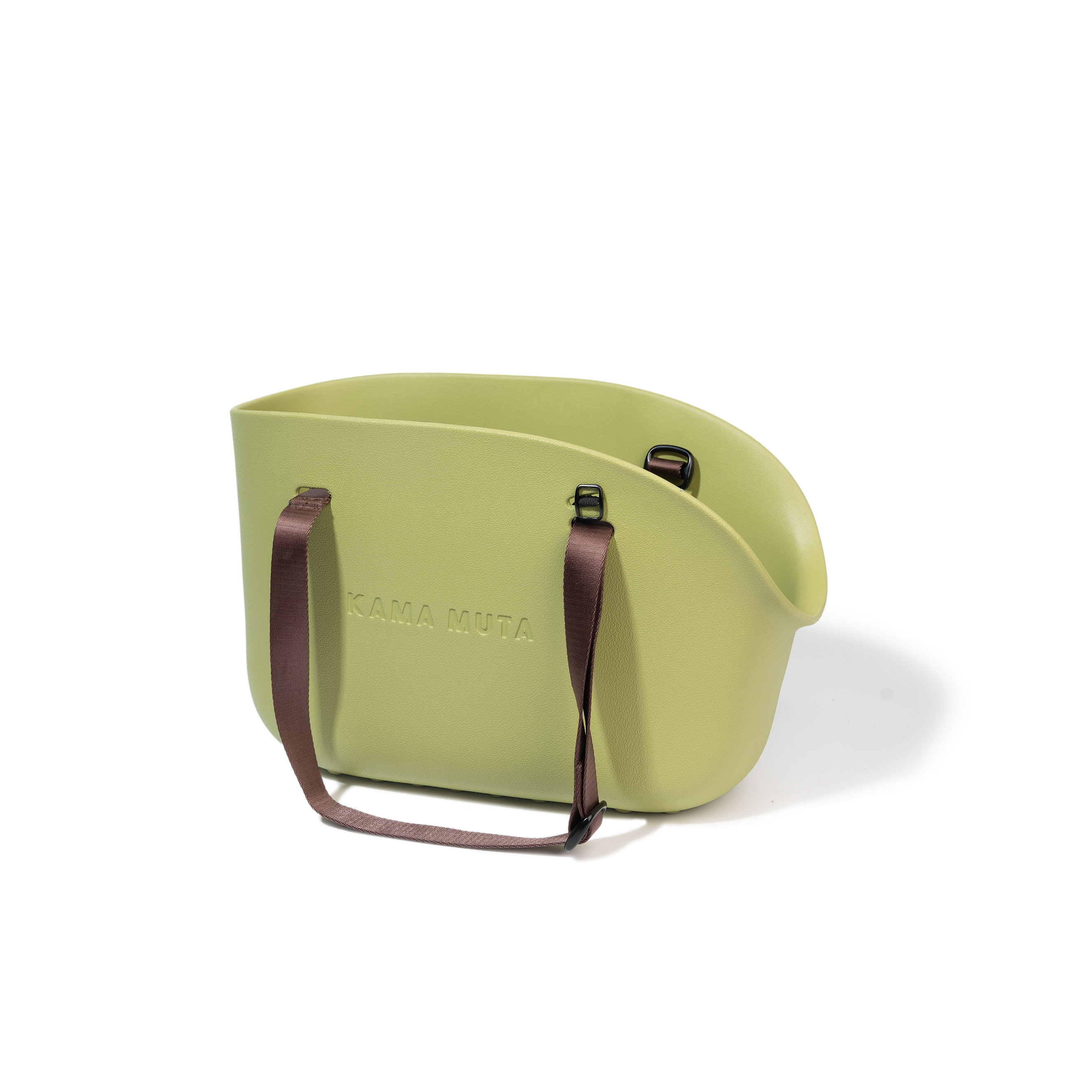 KAMA MUTA pet tote carrier bag with mesh sides and adjustable straps, designed for comfortable pet travel and transport.