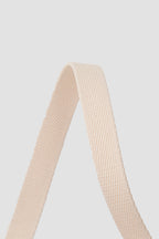 Close-up of soft woven polyester webbing used in cat harness, designed to be lightweight, flexible, and comfortable against fur.
