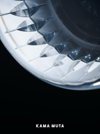 Precision cut edges of a crystal bowl highlighting fine craftsmanship and clarity