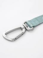 Mint blue GENTLEBEAST dog leash with a sturdy clip, showcasing a soft grip and stylish design against a neutral background.