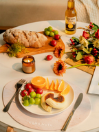 Large waterproof placemat protecting tabletop from spills, heat, and scratches during daily meals.